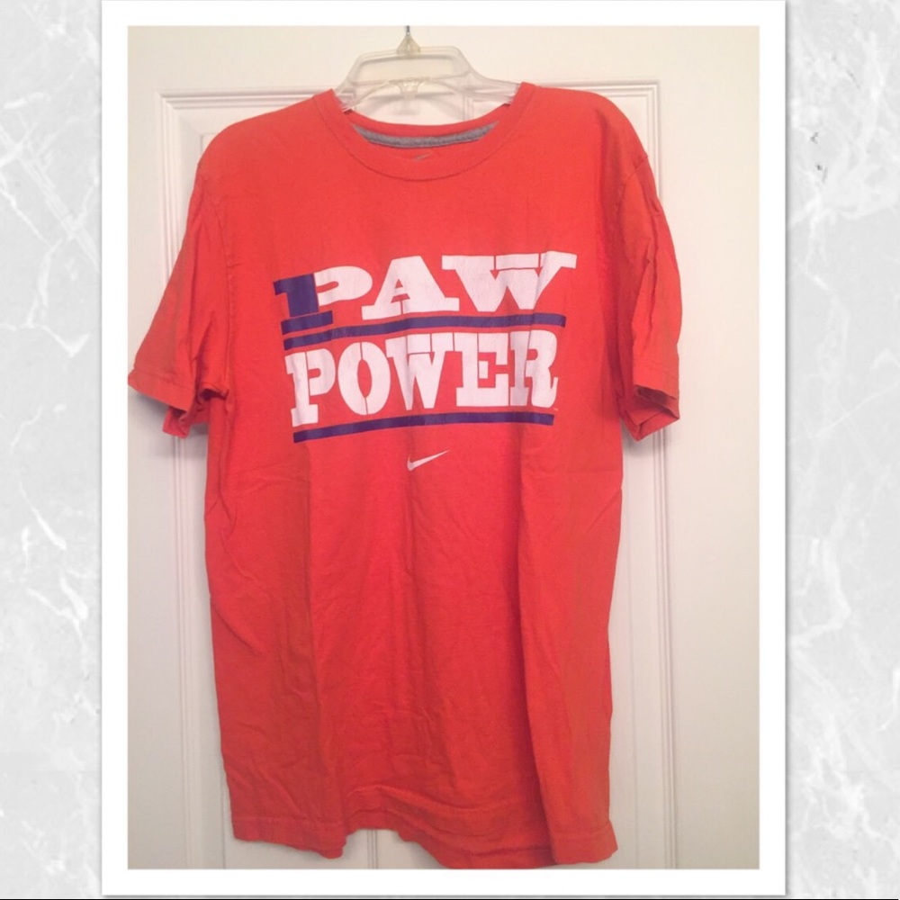 Orange Clemson paw power Nike shirt!